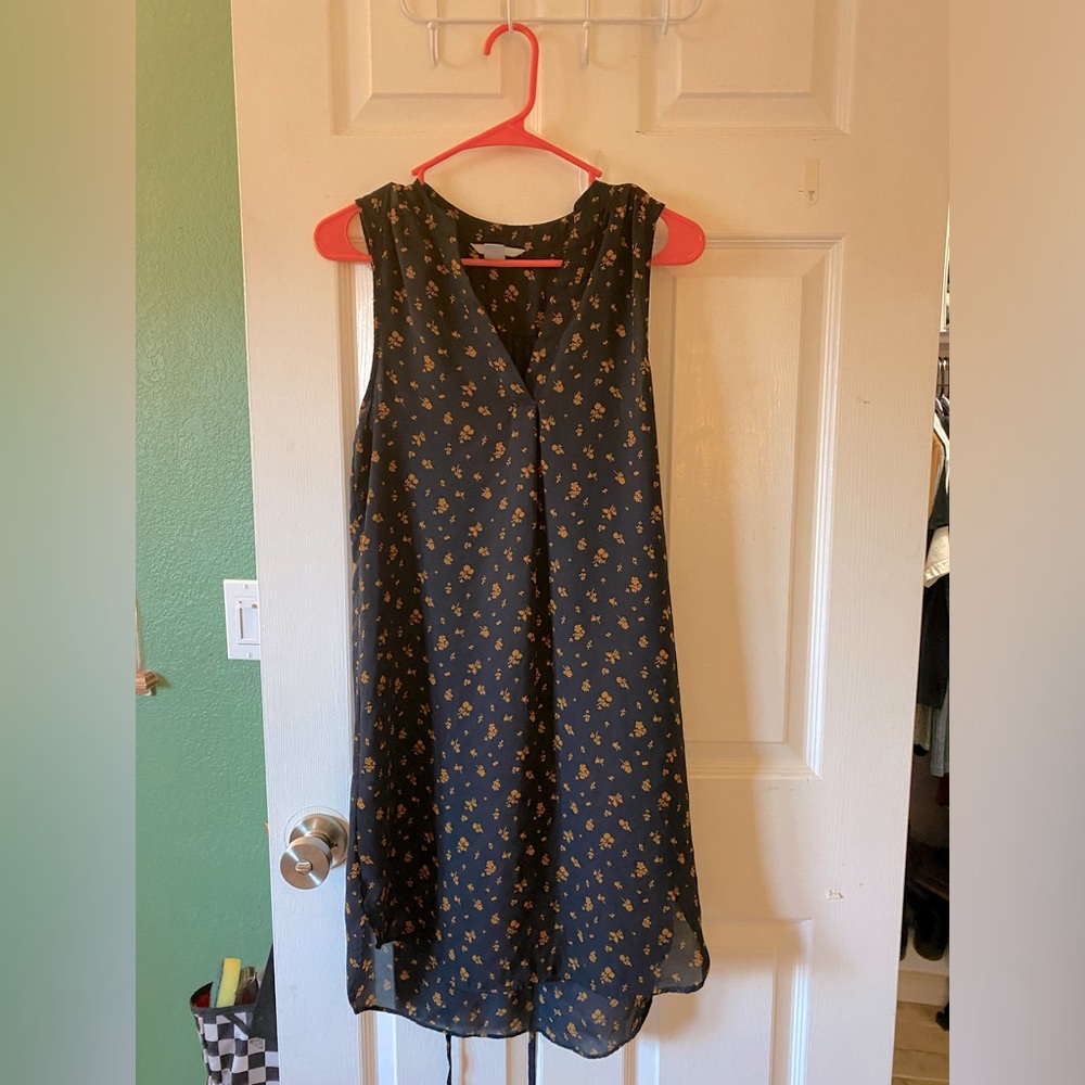 H & M dress with tie